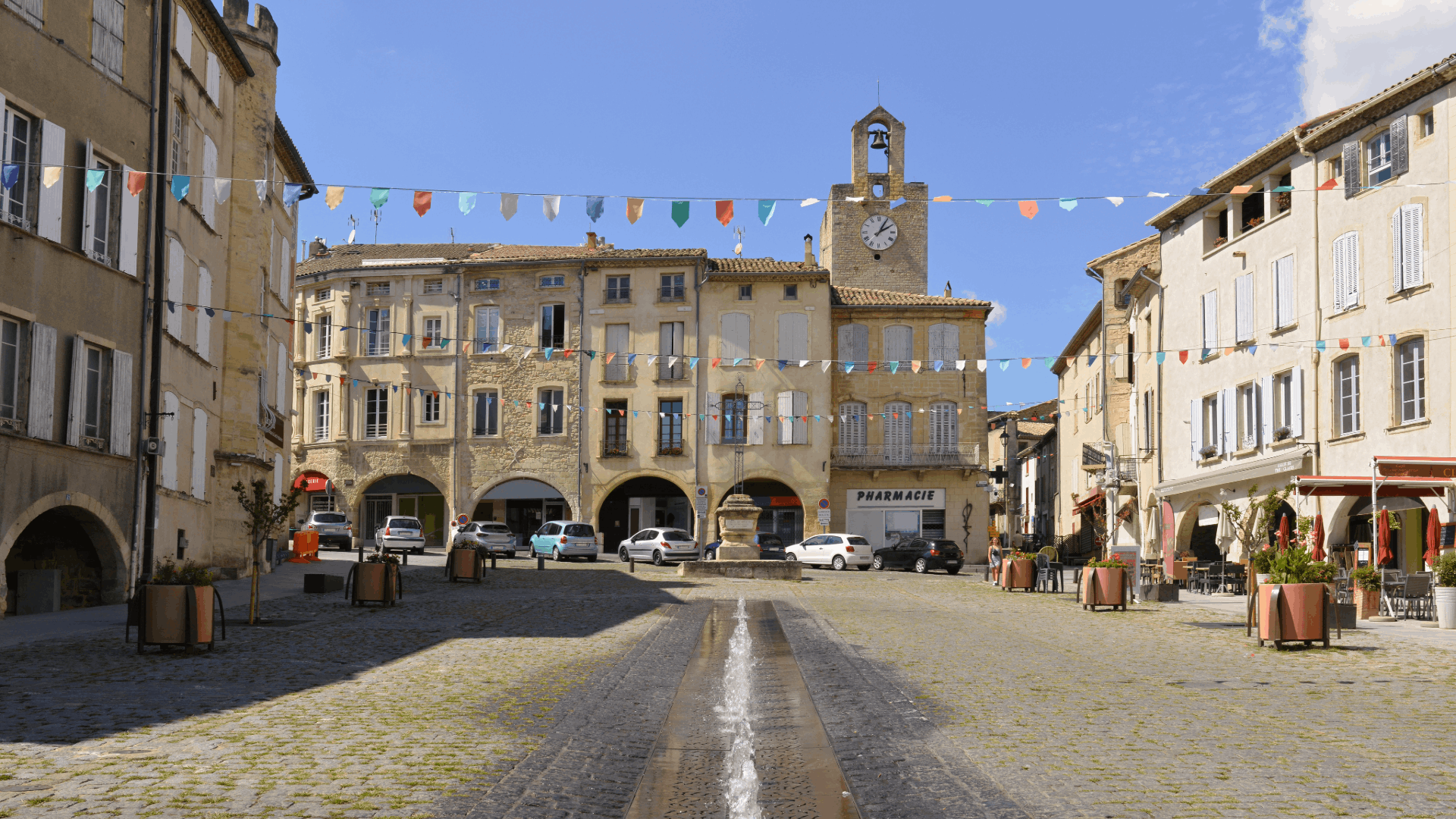 Centre ville de Bagnols sur Cèze