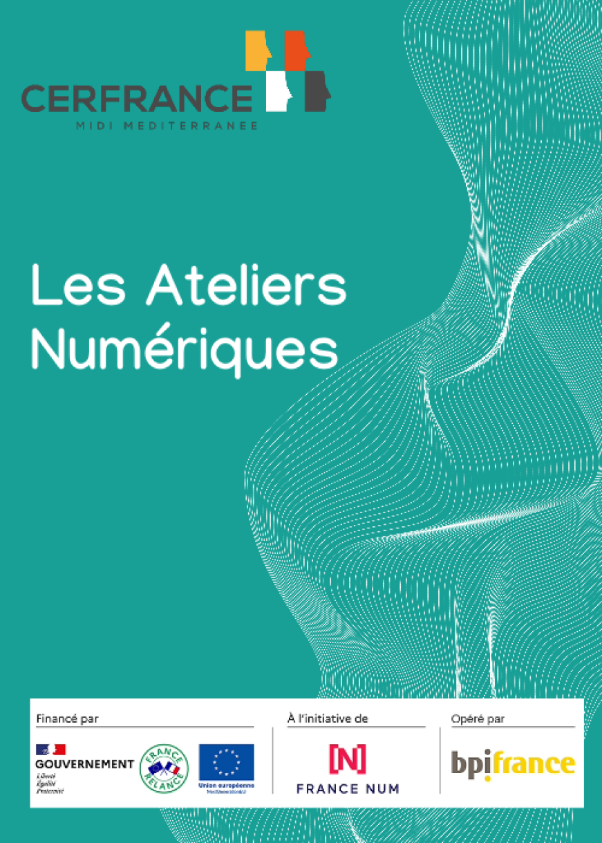affiche les ateliers numériques Cerfrance Midi Méditerranée